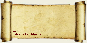 Žaklina Dragović vizit kartica